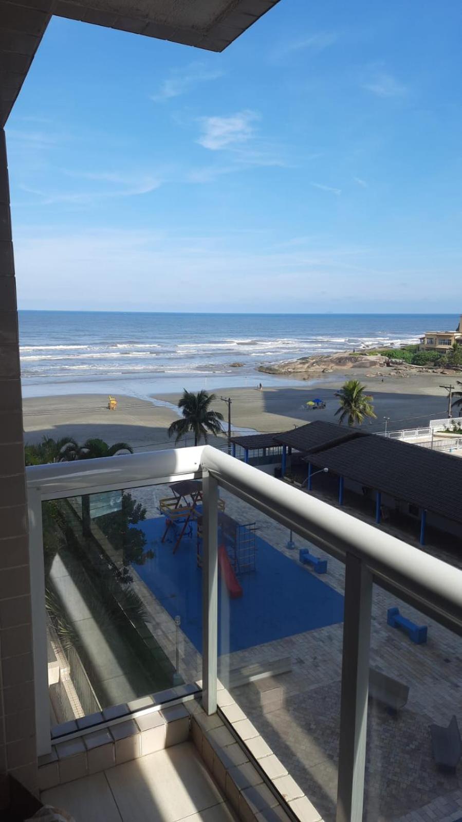 Apartamento, ampla sacada com vista para o mar! Itanhaém Exterior foto