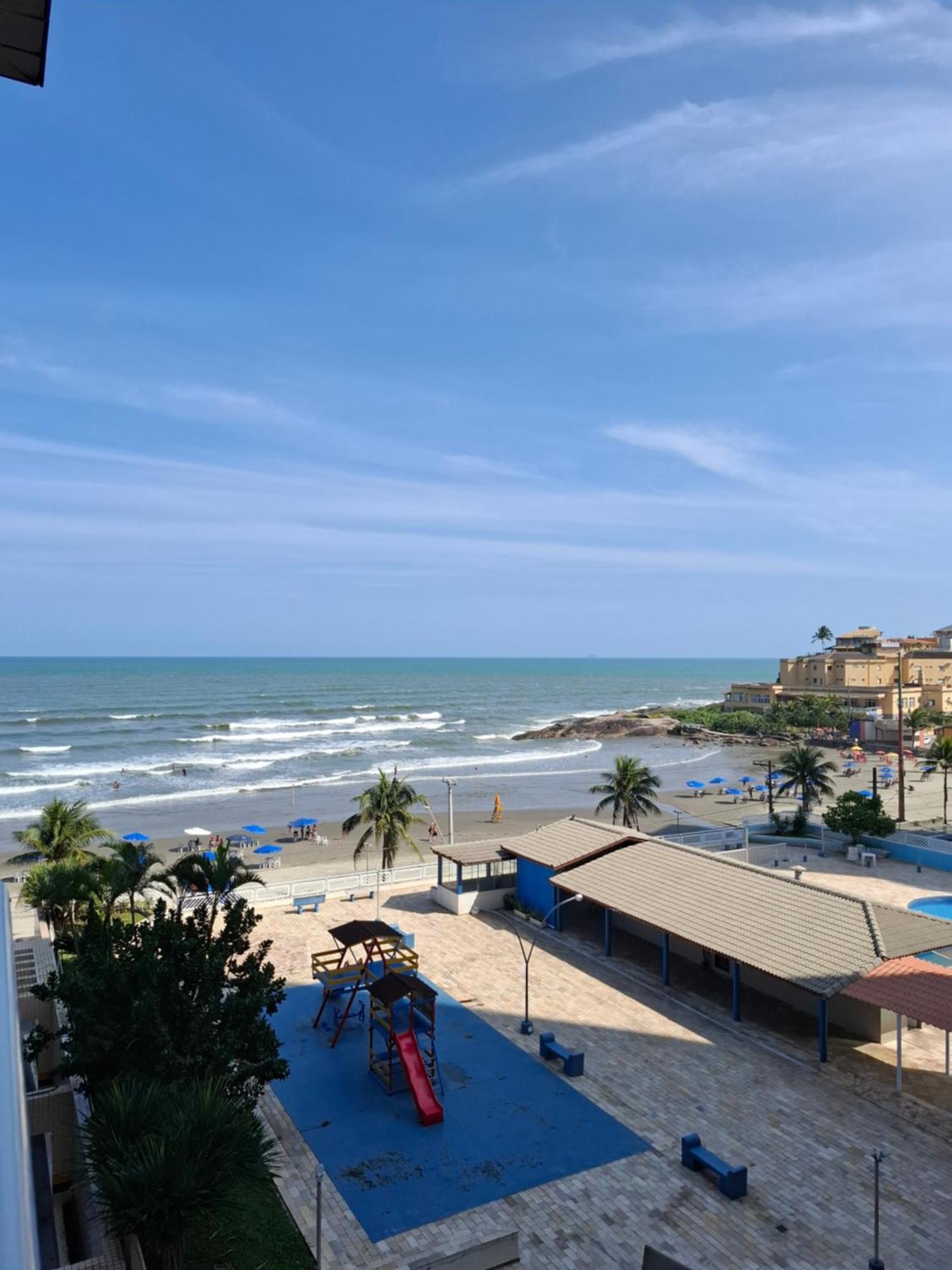 Apartamento, ampla sacada com vista para o mar! Itanhaém Exterior foto